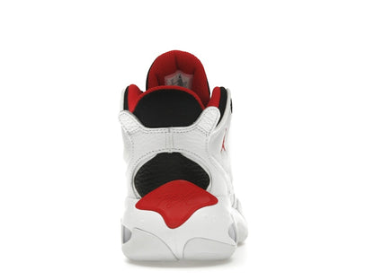 Jordan Max Aura 4 White Black University Red