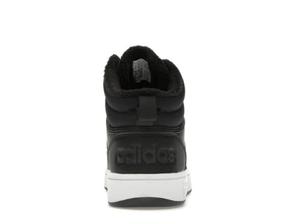 adidas Hoops 3.0 Mid Classic Fur Lining Winterized Core Black Cloud White