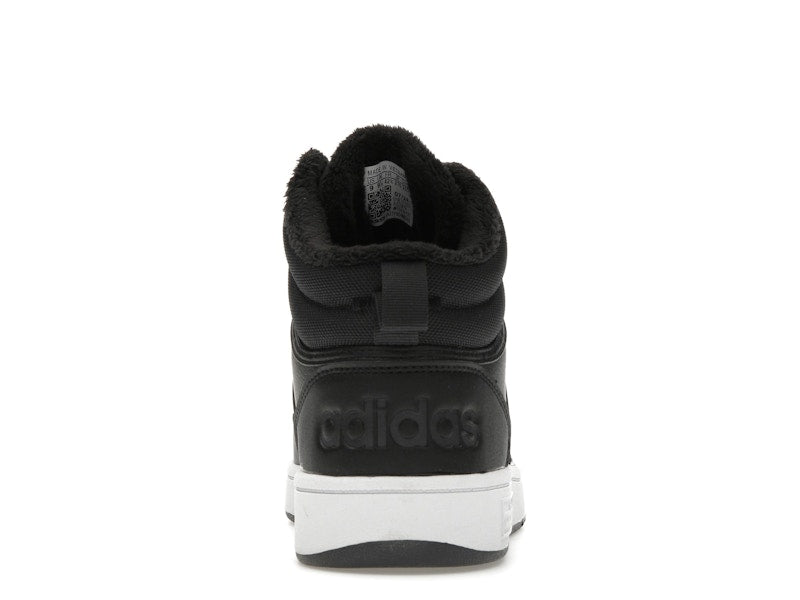 adidas Hoops 3.0 Mid Classic Fur Lining Winterized Core Black Cloud White