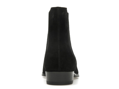 Saint Laurent Wyatt Chelsea Boot Black Suede