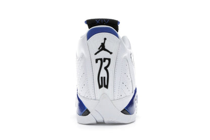 Jordan 14 Retro White Hyper Royal (GS)