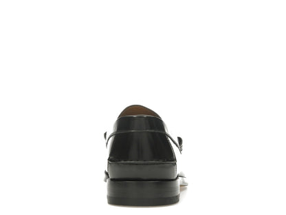 Gucci Tassel GG Canvas Loafers Black Ebony