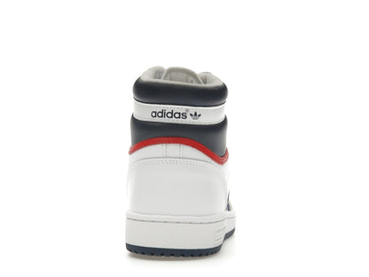 adidas Top Ten Hi White Navy Red