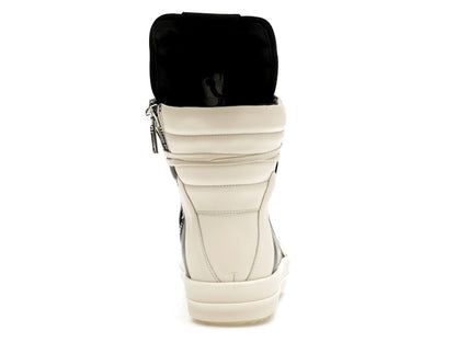 Rick Owens Luxor Geobasket Black Milk