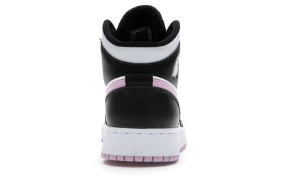 Jordan 1 Mid White Black Light Arctic Pink (GS)