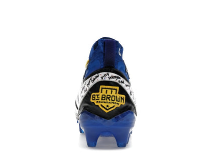 Amon-Ra St. Brown "My Cause My Cleats" Game-Worn, Signed Cleats & Jersey Bundle (Size 12)