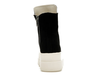 Rick Owens DRKSHDW Mega Bumper Sneaks Black White (Women's)