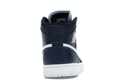 Jordan 1 Retro Mid Obsidian White