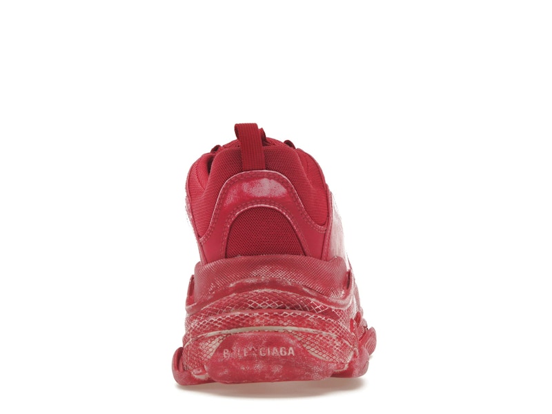 Balenciaga Triple S Faded Red