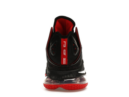 Nike LeBron 19 Low Black White University Red