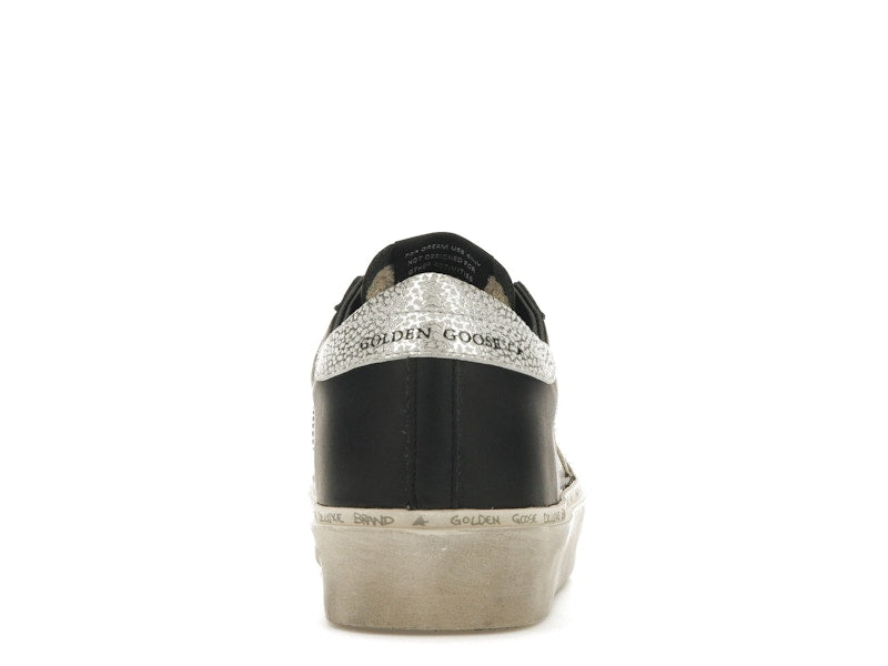 Golden Goose Hi-Star Black Silver (Women's)