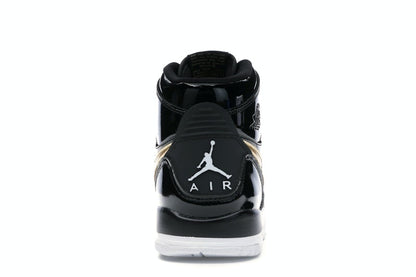 Jordan Legacy 312 Black Gold Patent (GS)