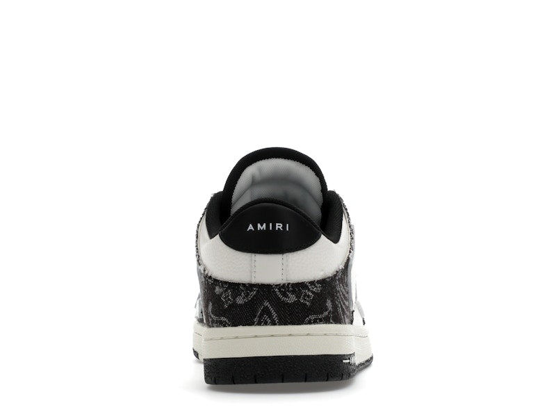 AMIRI Skel Top Low Bandana Denim Black