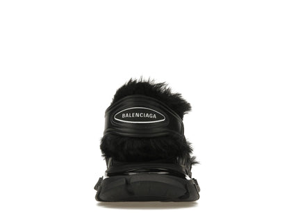 Balenciaga Track Sandal Fake Fur Black