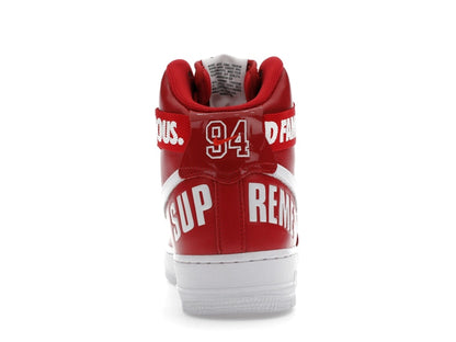 Nike Air Force 1 High Supreme World Famous Red