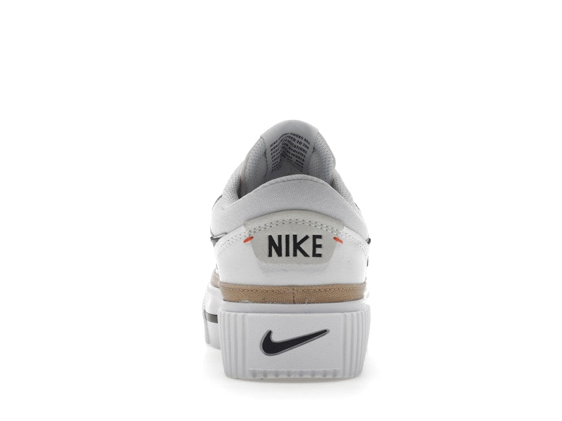 Nike Court Legacy Lift White Black (Women's)