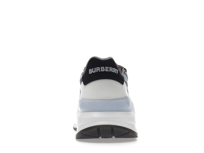 Burberry Ramsey Haymarket Check Print Light Blue White Black