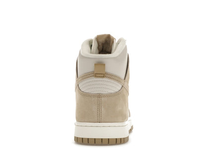 Nike Dunk High Tan Suede White