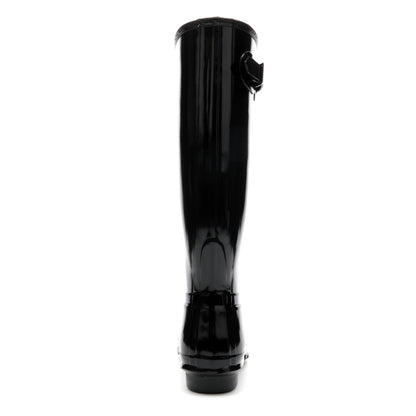 Hunter Original Tall Gloss Rain Boots Black (Women's)