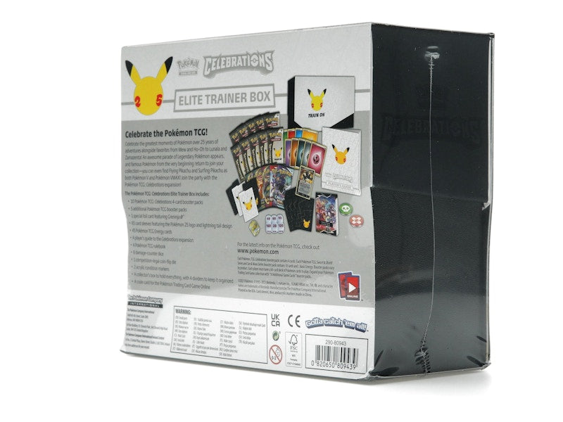 Pokémon TCG 25th Anniversary Celebrations Elite Trainer Box 4x Lot
