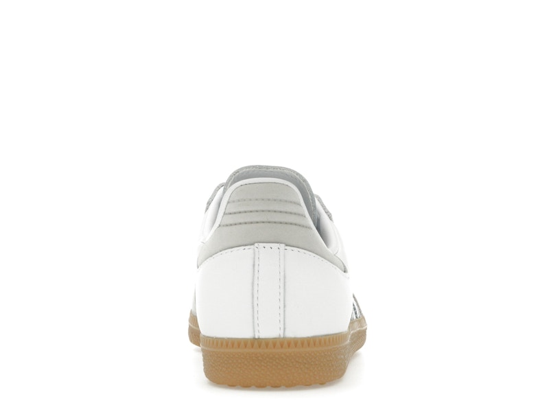 adidas Samba OG White Silver Metallic Grey (Women's)
