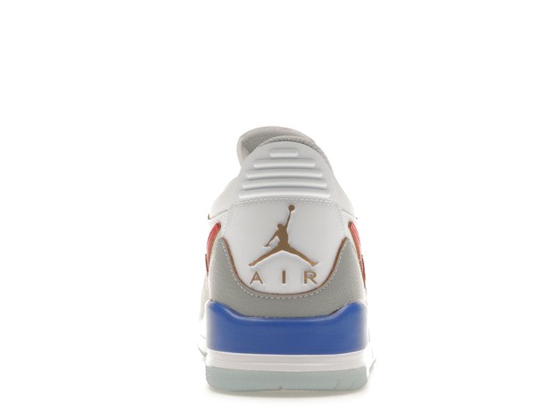 Jordan Legacy 312 Low White Game Royal University Red