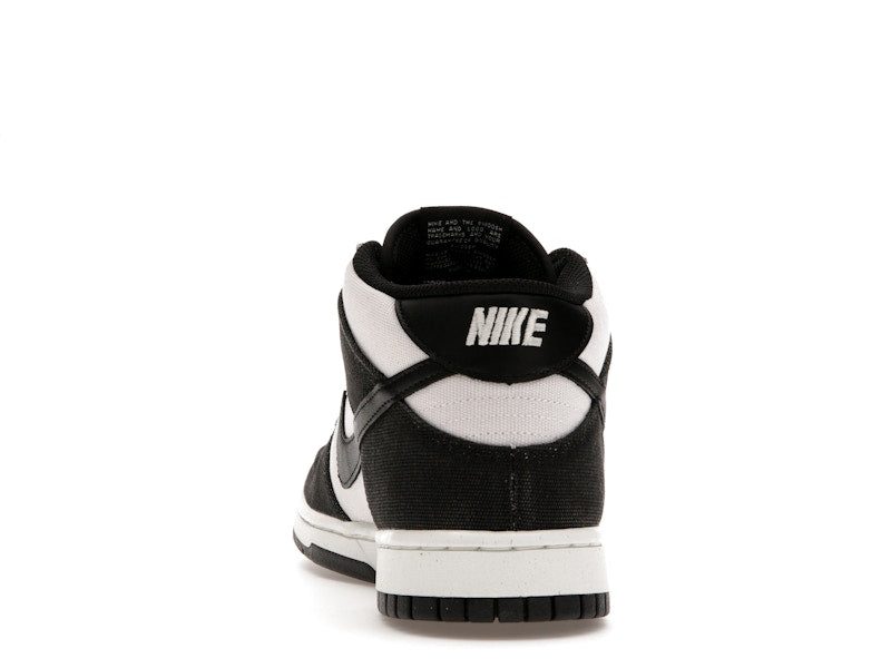 Nike Dunk Mid Canvas Panda