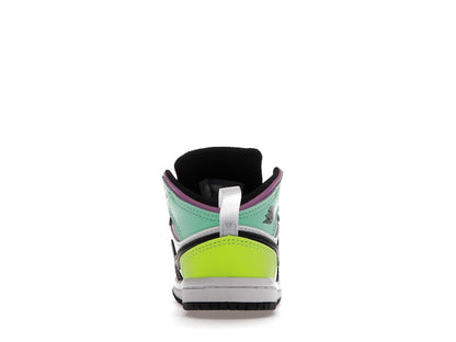 Jordan 1 Mid Pastel Black Toe (TD)