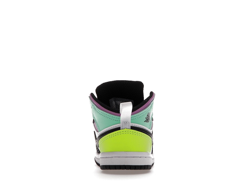 Jordan 1 Mid Pastel Black Toe (TD)