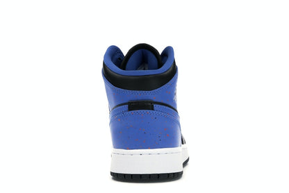 Jordan 1 Mid Royal Paint Splatter (GS)