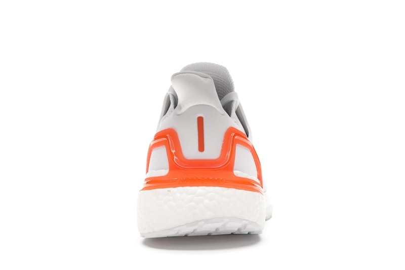 adidas Ultra Boost 20 White Sharp Blue True Orange