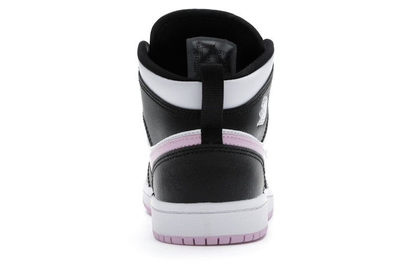 Jordan 1 Mid White Black Light Arctic Pink (PS)