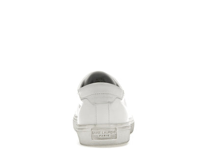 Saint Laurent Malibu Low Optic White