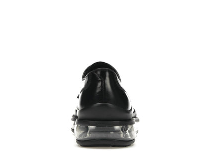 Prada Lace-Up Derby Black Brushed Leather