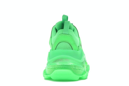 Balenciaga Triple S Neon Green Clear Sole (Women's)