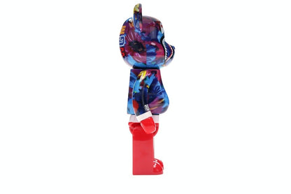 Bearbrick x Bape x Mika Ninagawa Shark 100% & 400% Set Pink