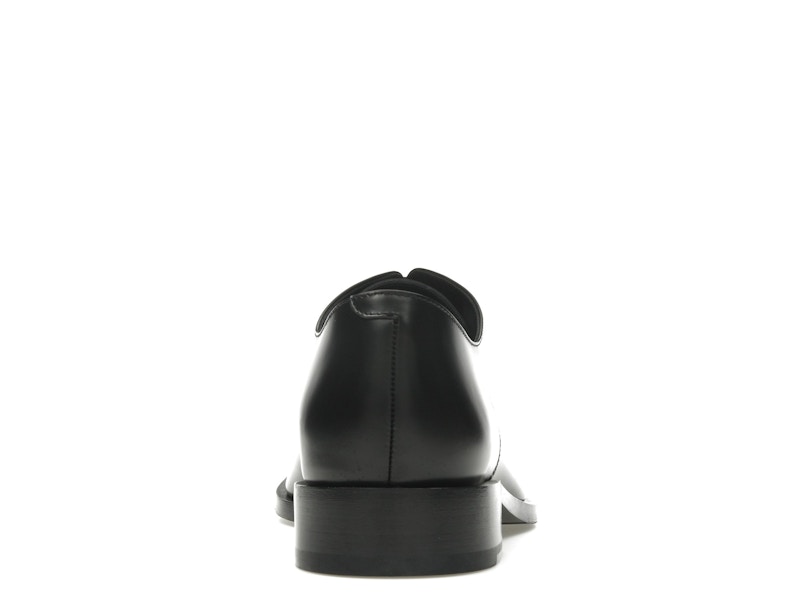 Balenciaga Rim Derby Shoes Black Leather
