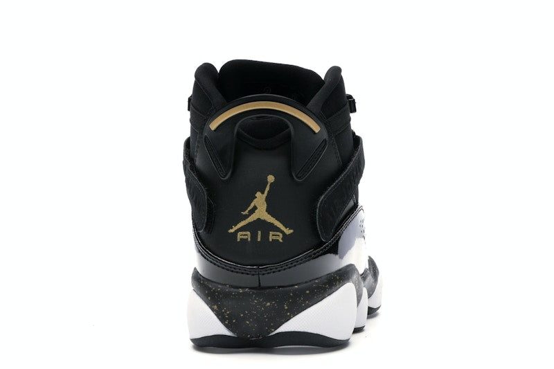 Jordan 6 Rings Black Metallic Gold White