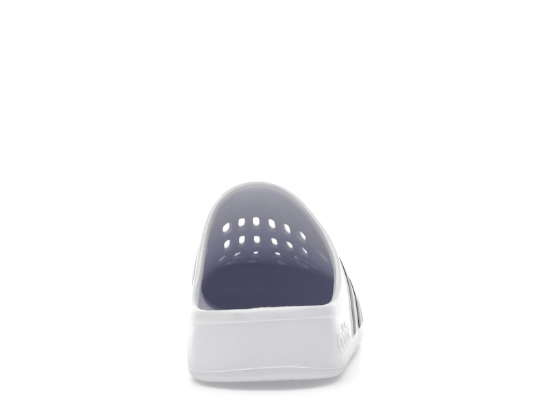 adidas Adilette Clog White Black