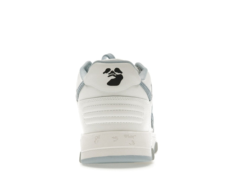OFF-WHITE Out Of Office OOO Low Tops Embroidered Arrow White Light Blue