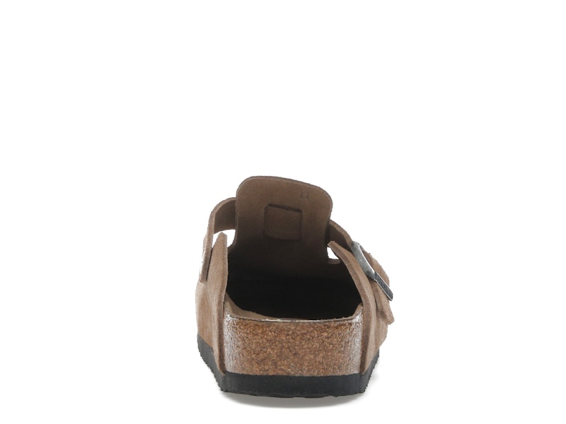 Birkenstock Boston Soft Footbed Suede Dark Tea Tonal