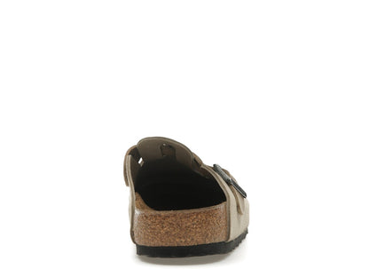 Birkenstock Boston Braided Suede Taupe