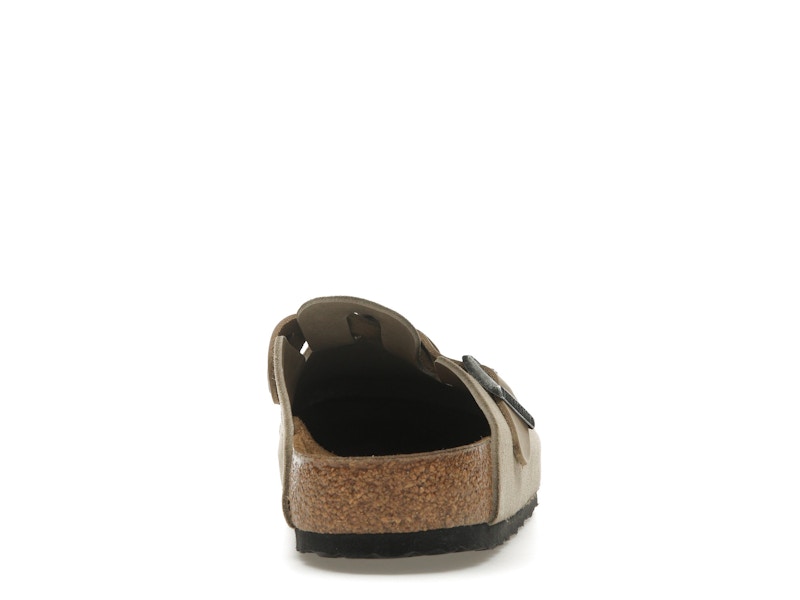 Birkenstock Boston Braided Suede Taupe