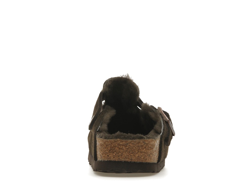 Birkenstock Boston Shearling Suede Mocha