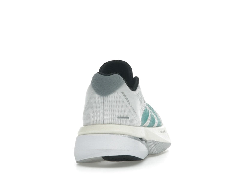 adidas Adizero Boston 13 White Pure Teal