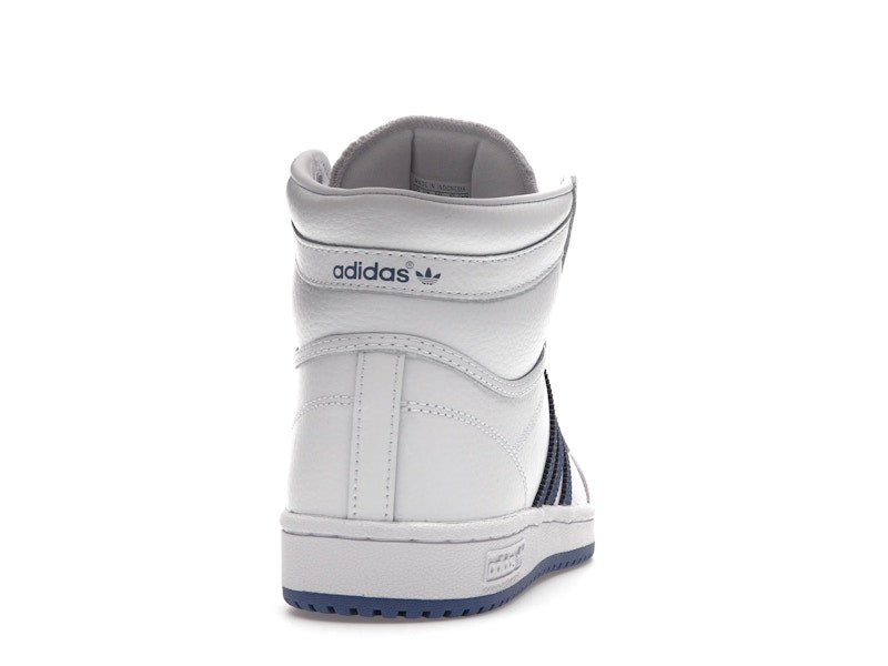 adidas Top Ten White Crew Blue