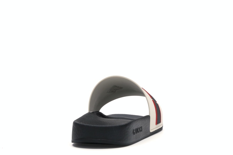 Gucci Stripe Slide White