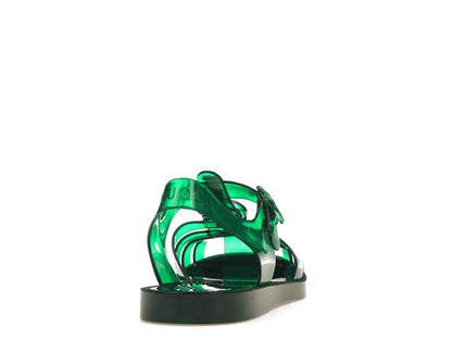 Gucci Double GG Sandal Green Black