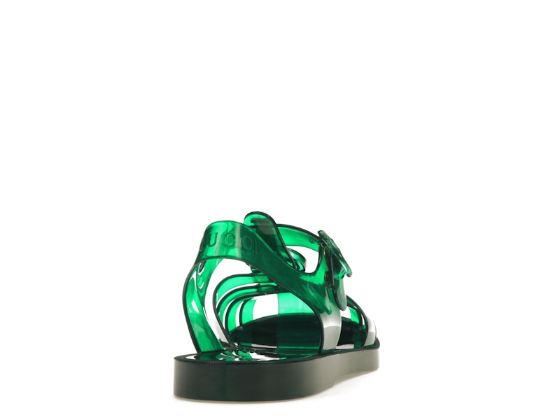 Gucci Double GG Sandal Green Black