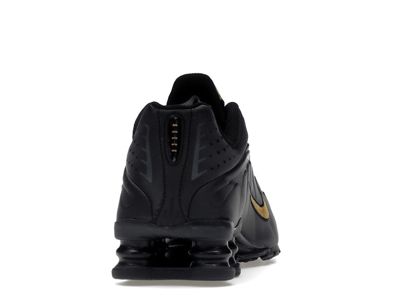 Nike Shox R4 Black Metallic Gold (GS)